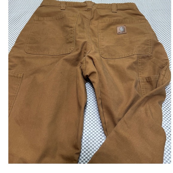 Carhartt Dungaree Fit Canvas Work Pants Brown Men's Size 30x30 Utility - Picture 1 of 8